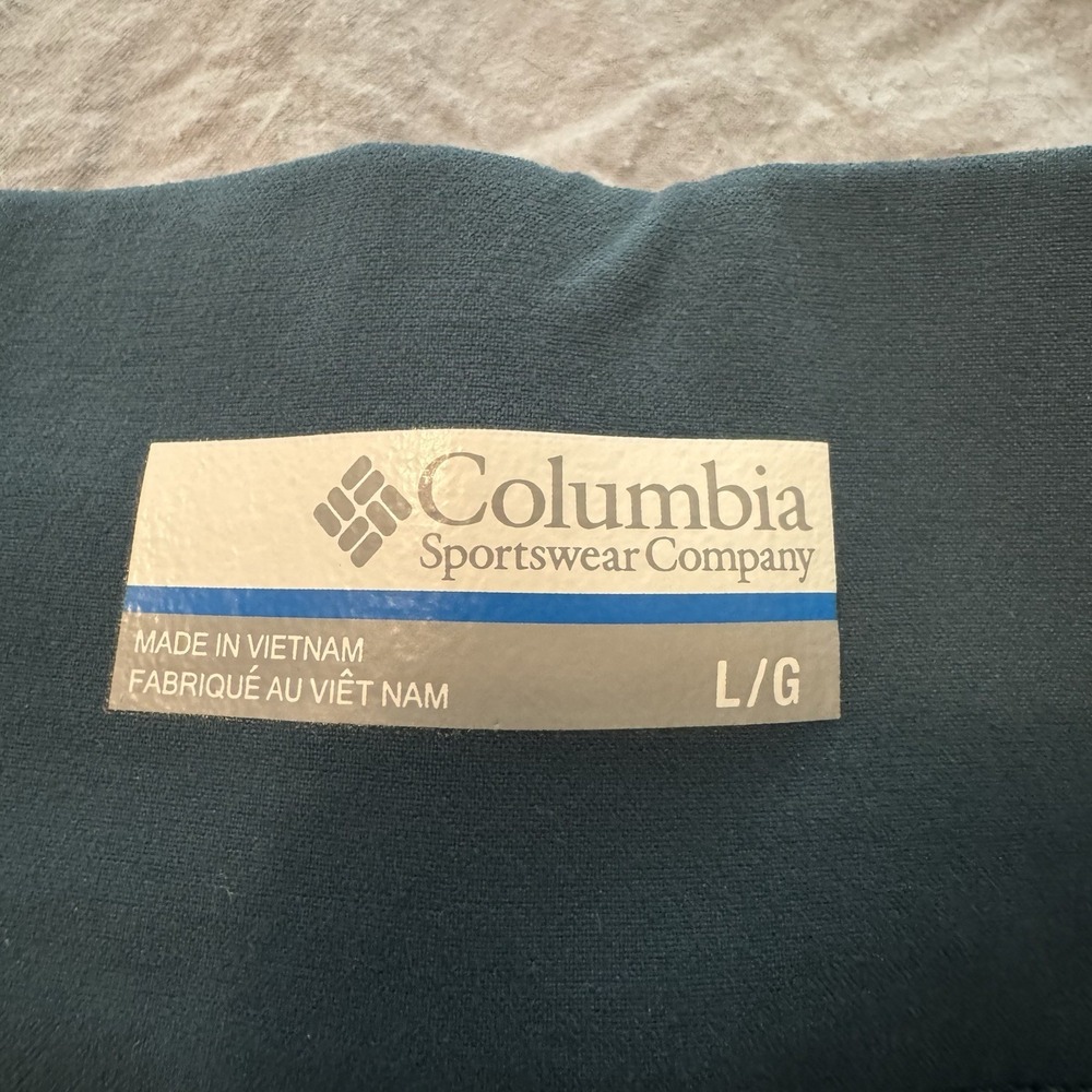 Columbia Womens Large Skort Teal Green Outdoor Casual Ruched Cinch Anytime - Picture 2 of 7
